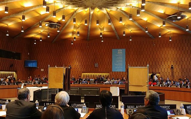 La Junta Ejecutiva de la UNESCO vota por su nuevo presidente, 16 de noviembre de 2017 (cortesía)