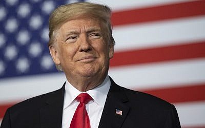 El presidente de los Estados Unidos, Donald Trump, habla en la Conferencia Nacional de Barrios Seguros del Proyecto 2018 en Kansas City, Missouri, el 7 de diciembre de 2018. (Jim WATSON / AFP)