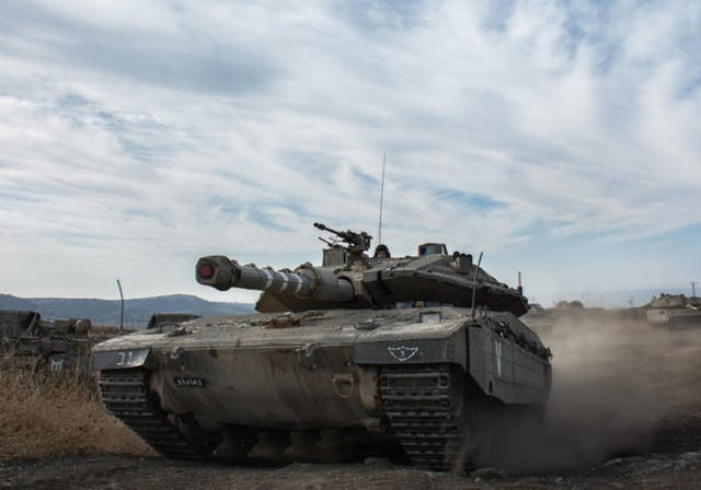 Los equipos de tanques del 75.º Batallón de la Séptima Brigada entrenan con su nuevo Merkava Mk. 4 tanques. (Crédito de la foto: FDI SPOKESMAN'S UNIT)