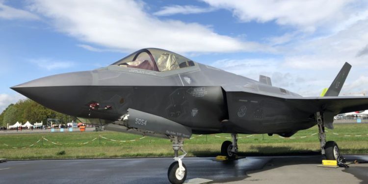 Un caza F-35 fue puesto a tierra después de colisionar con un ave silvestre