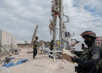 Soldados de las FDI en la Operación Northern Shield, 5 de diciembre de 2018. (crédito de foto: IDF SPOKESPERSON'S UNIT)