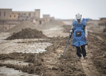 Más de 1,500 minas terrestres se despejaron en “el sitio del bautismo de Jesús” en el río Jordán