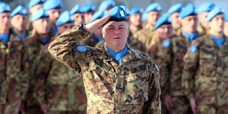 Comandante de la FPNUL Mayor General Stefano Del Col | Captura de pantalla: YouTube