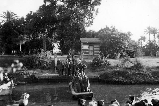 La base donde Rudi Goldstein sirvió en Egipto, 1942. Foto: Dr. Rudy Goldstein. La colección de bitmuna