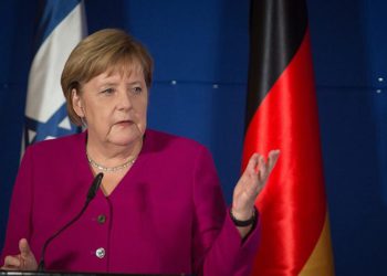 La canciller alemana, Angela Merkel, durante una conferencia de prensa conjunta con el primer ministro israelí, Benjamin Netanyahu, en el Hotel King David en Jerusalén el 4 de octubre de 2018. Foto de Hadas Parush / Flash90.