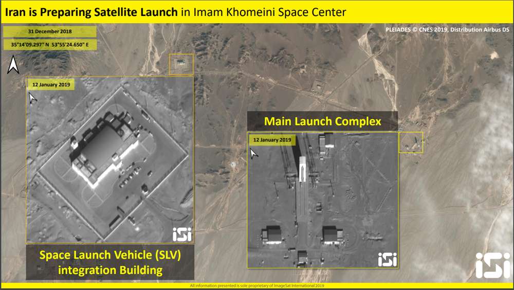 Documentación del puerto espacial iraní (Foto: ImagetSat International - ISI)