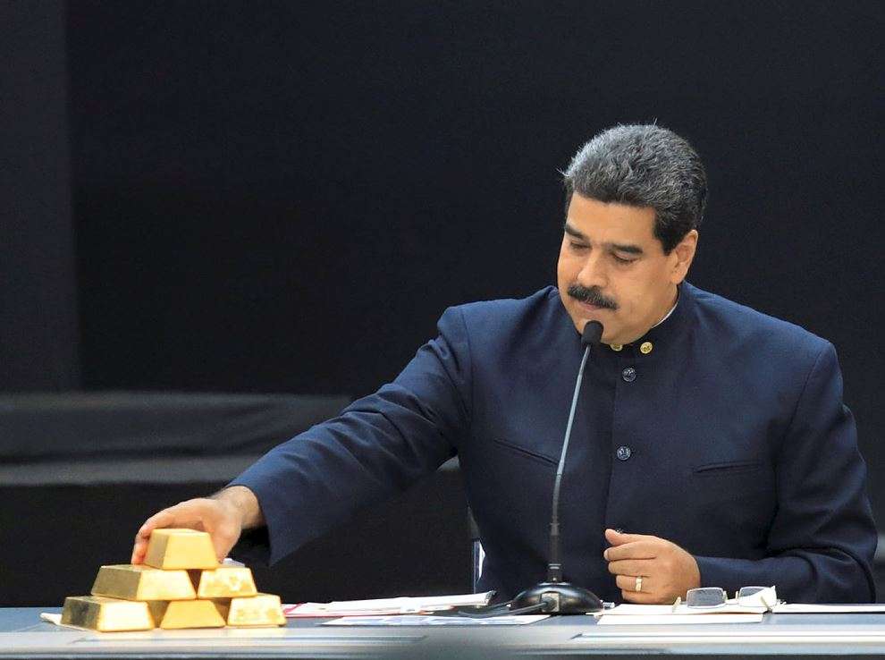 Venezuela extrae 8 toneladas de oro del banco central