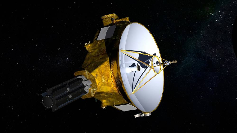 Esta ilustración proporcionada por la NASA muestra la nave espacial New Horizons. (NASA / JHUAPL / SwRI a través de AP)