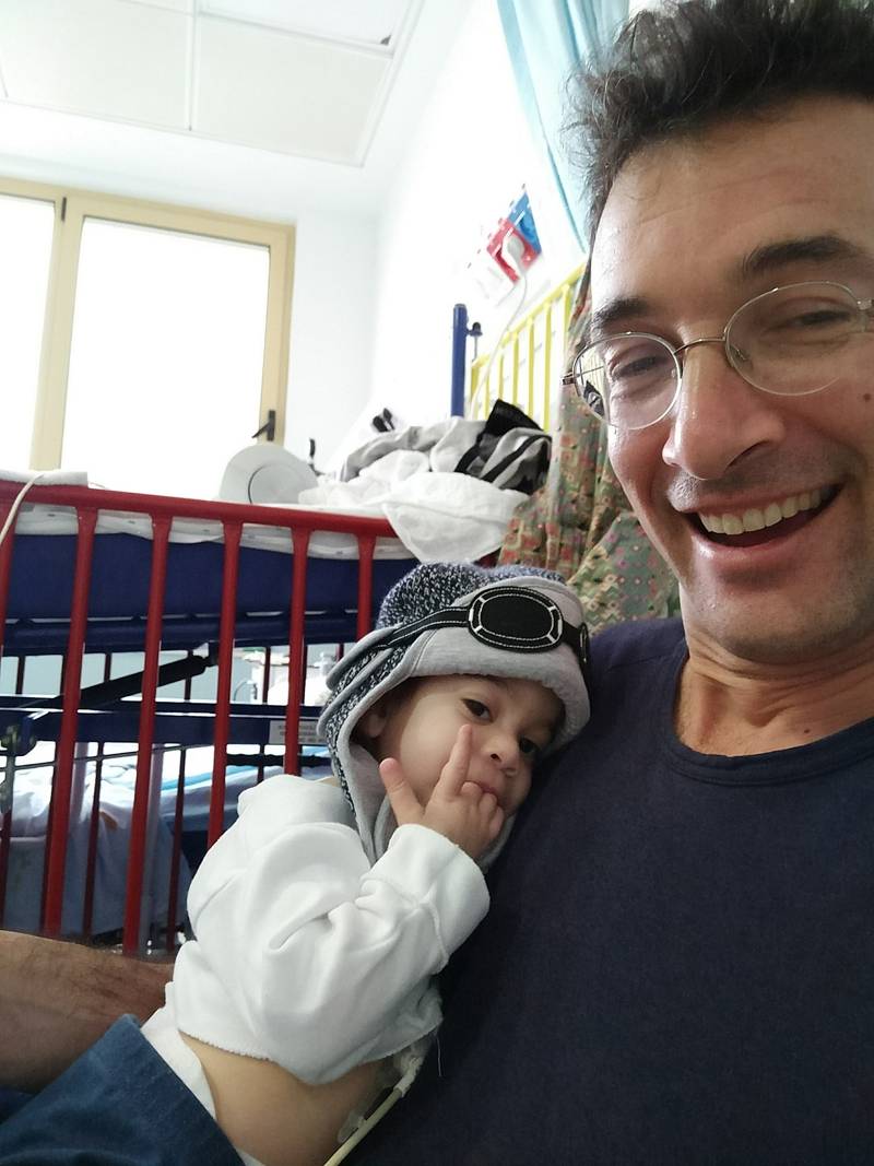 Noam Baumatz y su hija, Noga. (Cortesía)