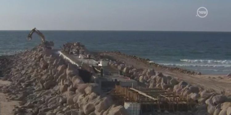 La barrera marítima de Israel contra Hamas está casi terminada
