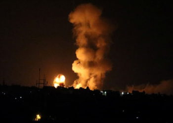 Ataque aéreo israelí en Gaza (archivo)