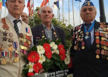 Veteranos de la segunda guerra mundial. (Crédito de la foto: SAM SOKOL)