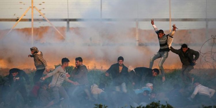 Ataques musulmanes en la frontera de Gaza (Foto: Reuters)