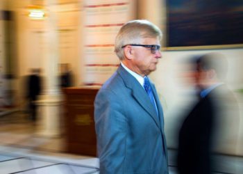 El embajador de Rusia en el Líbano, Alexander Zasypkin, en Beirut, Líbano, 16 de mayo de 2016. (Hassan Ammar / AP)