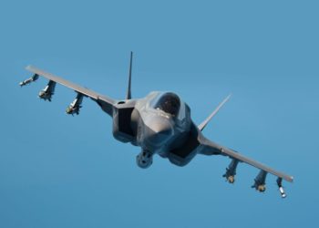 F-35 con sus armas / Imagen cortesía de Lockheed Martin