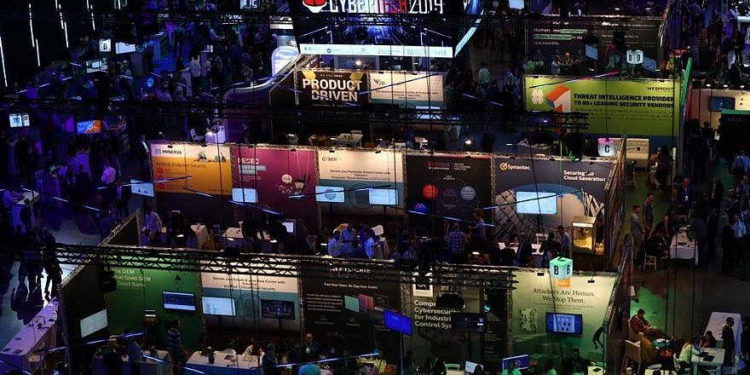 Una vista de la conferencia de Cybertech 2019 de Israel. Crédito: Noa Amouyal.