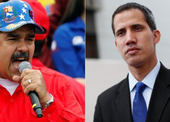 El presidente venezolano Nicolás Maduro y el líder opositor Juan Guaidó (Reuters)