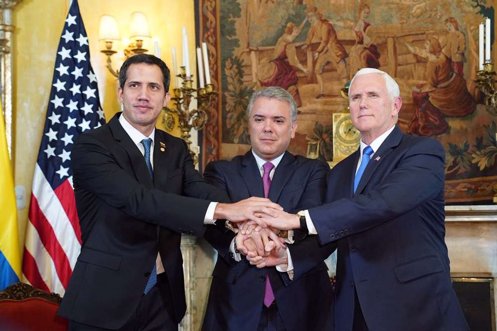 Mike Pence a Guaidó de Venezuela: “Trump está contigo al 100 por ciento”