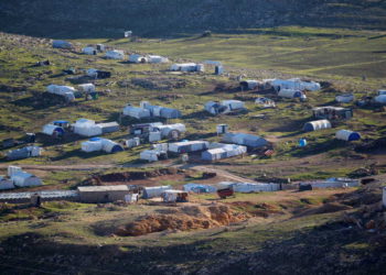 Una vista general del campamento de refugiados Yazidi en Mount Sinjar, Irak, 4 de febrero de 2019. (Crédito de la foto: KHALID AL MOUSILY / REUTERS)