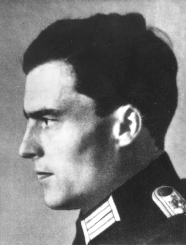 Klaus von Stauffenberg. Crédito: AP