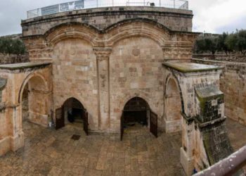 El Golden Gate en el recinto de la mezquita de al-Aqsa en la ciudad vieja de Jerusalén, marzo de 2019. Olivier Fitoussi