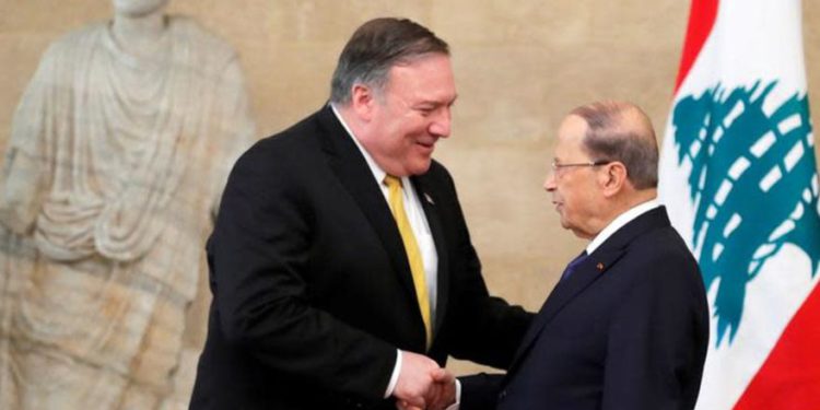 Pompeo insta al Líbano a alejarse de la “oscuridad” de Irán y Hezbolá