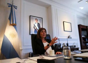 La ministra de Seguridad argentina, Patricia Bullrich. (Crédito de la foto: REUTERS / AGUSTIN MARCARIAN)