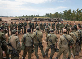 ropas de las FDI en acción cerca de la Franja de Gaza. (Crédito de la foto: IDF)