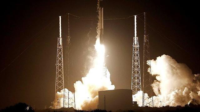 La nave espacial Beresheet durante el lanzamiento en Florida (Foto: Reuters)