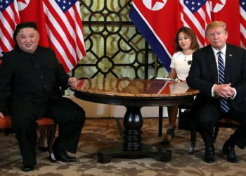 La cumbre TTrump-Kim en Hanoi, Vietnam (foto: Reuters)