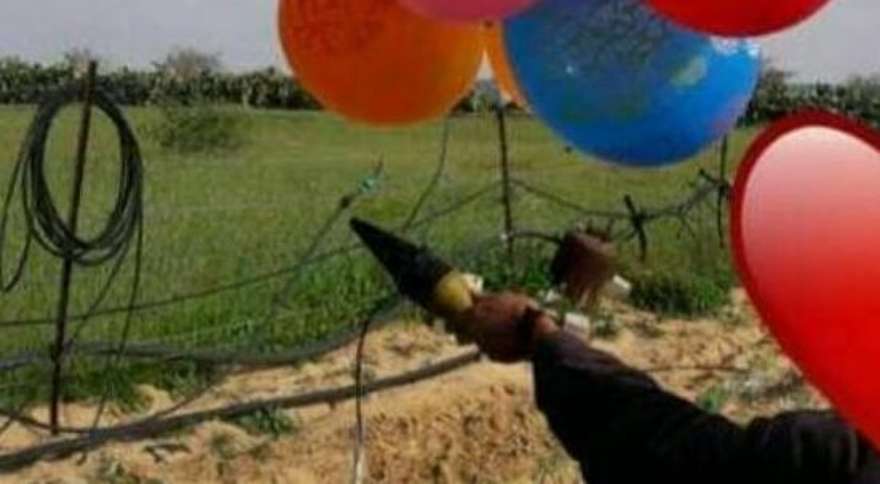 Islamistas de Gaza envían ojiva antitanque en globos a Israel