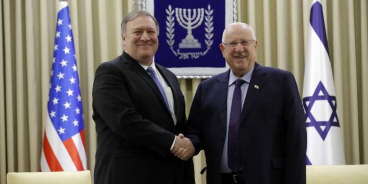 Pompeo a Rivlin: EE. UU.tiene la “obligación moral” de garantizar la estabilidad de Oriente Medio