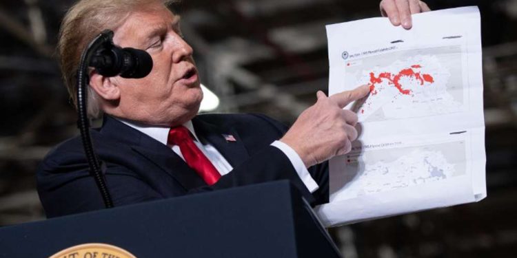 La derrota definitiva del Estado Islámico en Siria es inminente, dice Trump