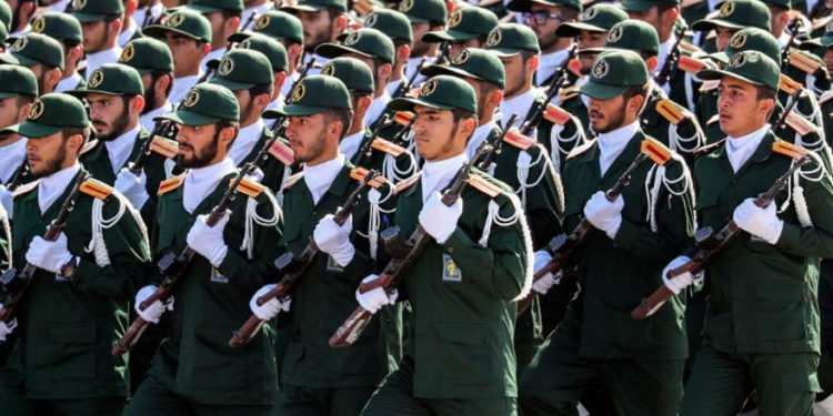 Dentro de los programas de entrenamiento del IRGC de Irán