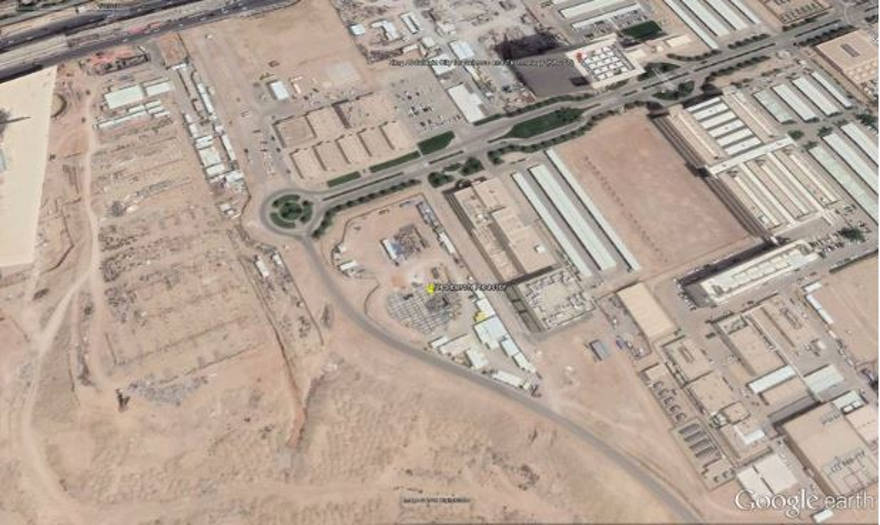 Imágenes satelitales de Google Earth del reactor nuclear saudí - Captura de pantalla / Google Earth