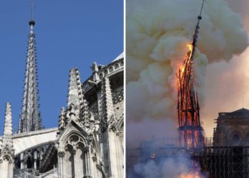 Incendio en la catedral de Notre Dame