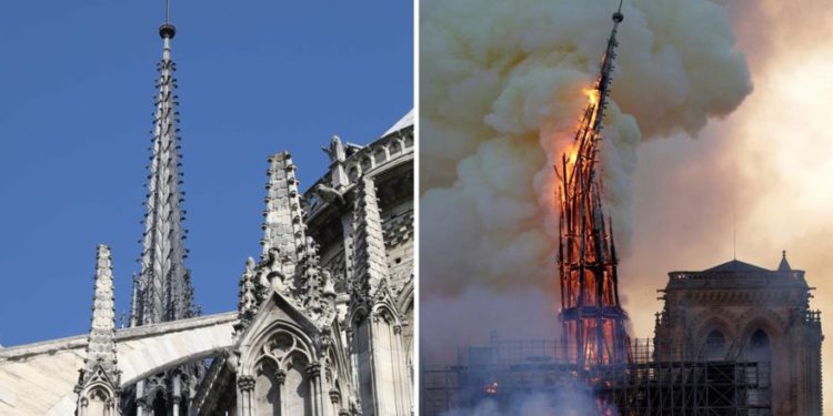 Incendio en la catedral de Notre Dame