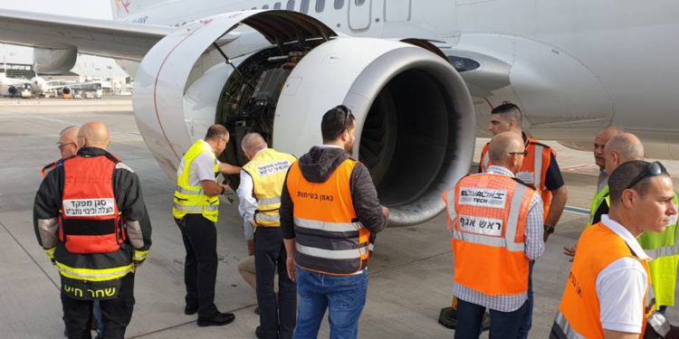 Avión El Al realiza aterrizaje de emergencia en aeropuerto Ben Gurion