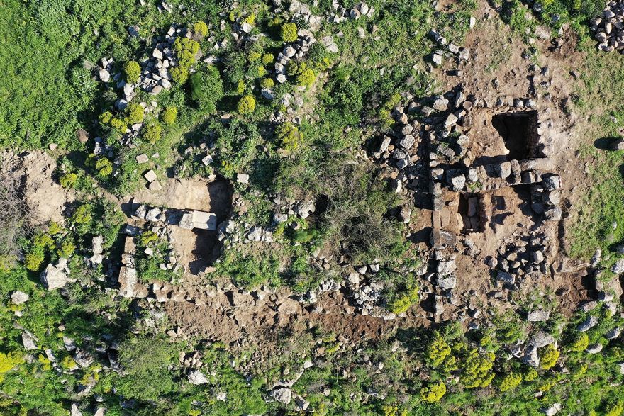 Vista aérea de las excavaciones de Sussita. (Excavación Sussita / Universidad de Haifa)