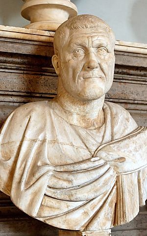 Retrato en mármol de Maximinus Thrax, que gobernó el Imperio Romano en 235-238 CE. (dominio público a través de wikipedia)