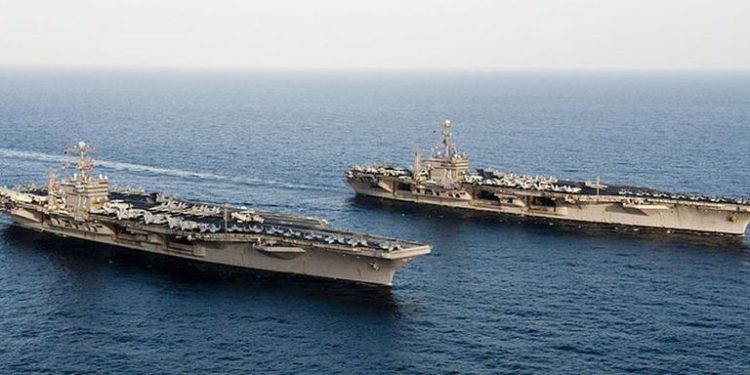 EE. UU. despliega dos portaaviones de propulsión nuclear en el Mediterráneo por primera vez desde 2016