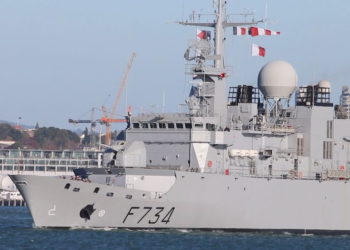 Marina de China interceptó buque de Francia en el Estrecho de Taiwán