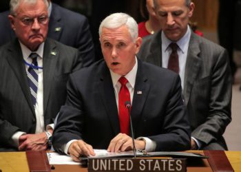 Mike Pence pidió a la ONU que reconozca a Juan Guaidó de Venezuela