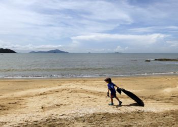 Una playa en Panamá .. (crédito de foto: CARLOS JASSO / REUTERS)