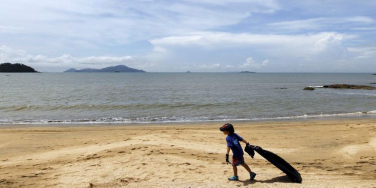 Una playa en Panamá .. (crédito de foto: CARLOS JASSO / REUTERS)
