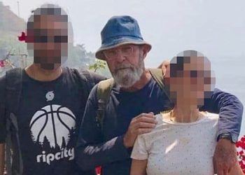 Moshe Feder (c), quien fue asesinado después de que su automóvil fuera golpeado con un cohete de Gaza cerca de la ciudad sureña de Sderot el 5 de mayo de 2019. (Cortesía)
