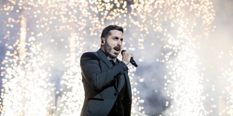 Kobi Marimi de Israel en los ensayos de Eurovisión en Tel Aviv. Foto de Andres Putting a través de la web oficial de Eurovisión.