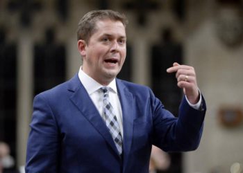 Andrew Scheer de Canadá lanza candidatura prometiendo mover su embajada en Israel a Jerusalem