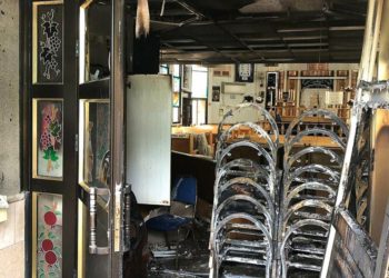 Sinagoga y cementerio judío en el centro de Israel vandalizados e incendiados