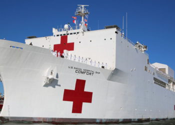 USNS Comfort parte hacia el Caribe y Sudamérica para ayudar a aliviar la crisis en Venezuela
